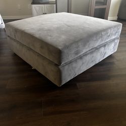 Gray Ottoman