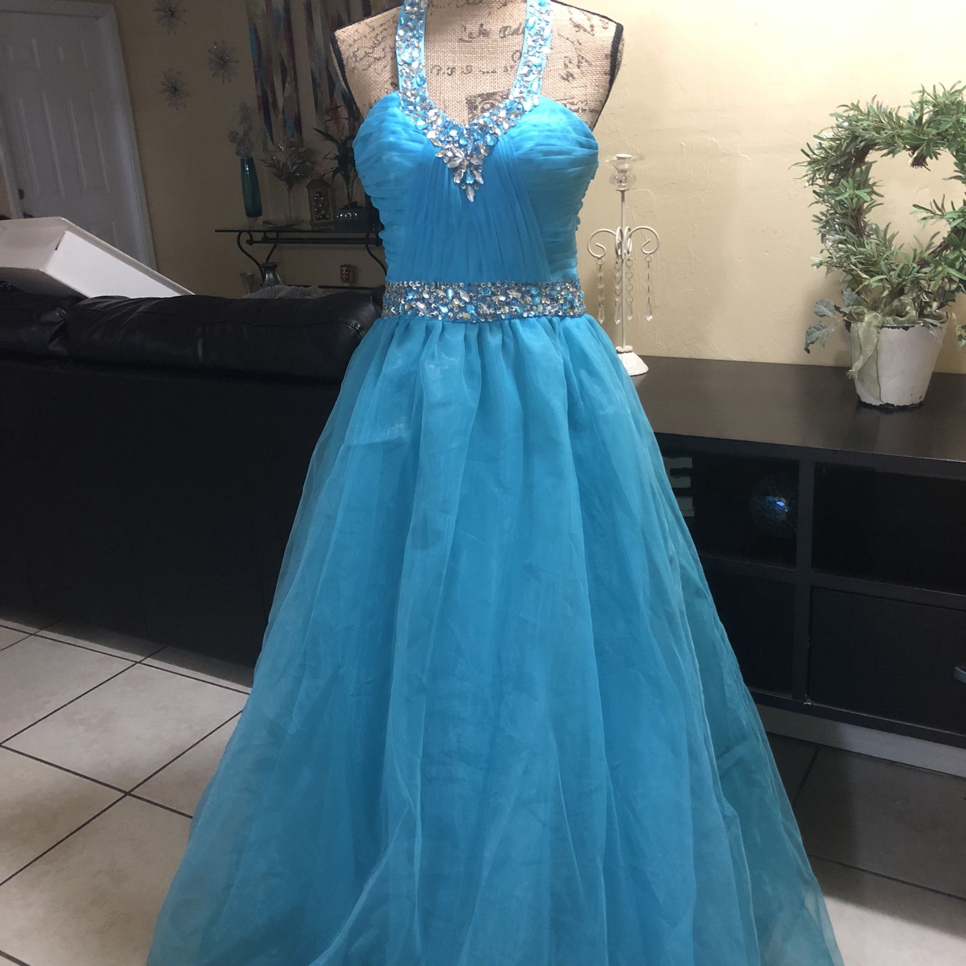 Quinceañera dress ball gown size S