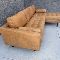 Leather Sectional Couch