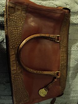 Genuine Brahmin Leather Handbag Purse