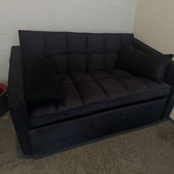 black couch 
