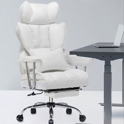 BRAND NEW 
Efomao Big and Tall Office Chair, High Back Leather Gaming Chair with Footrest, Executive Ergonomic Office Chair with Lumbar Support and wi