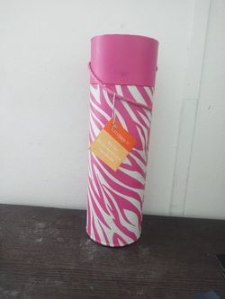 Celebrate It Pink Zebra Wine Tube