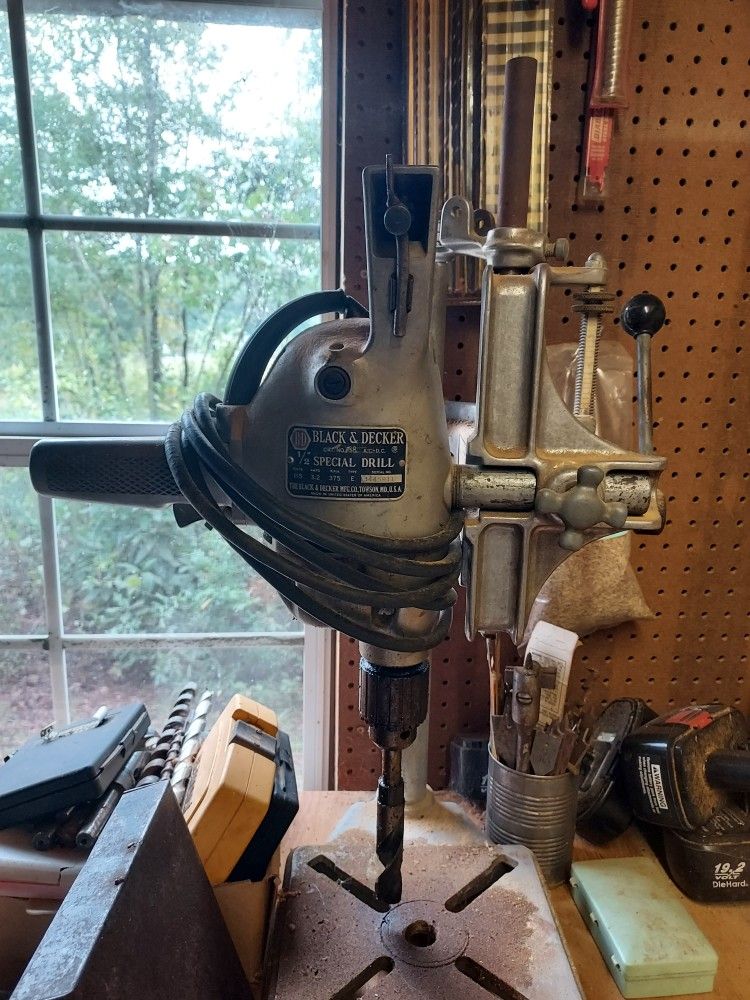 Vintage Heavy Drill Press Several Miscellaneous Drill Index And