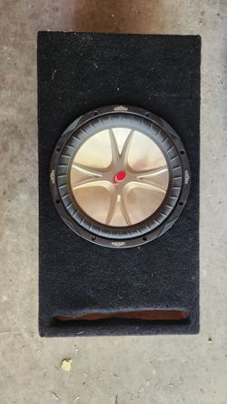 Subwoofer 2ohm Kicker Comp CVR 12" with Tuned Ported Box