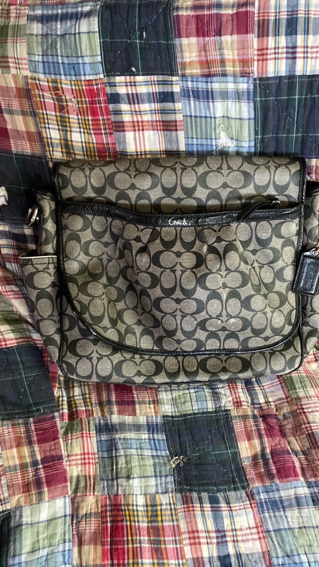 Coach diaper/duffle bag