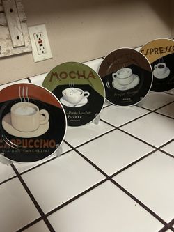 Kitchen Coffee Plates Decor