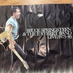 Bruce Springsteen & the E Street Band Live 1975-85, Promo Poster, 36" x 36" Please see photos, no pin holes