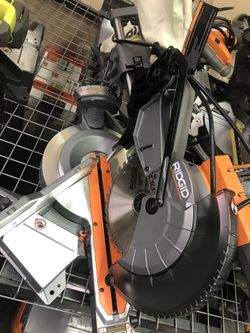 Ridgid 10” sliding Miter Saw
