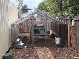 Walk-In Chicken Run: Predator-Safe, Doors on BOTH Ends, please read
