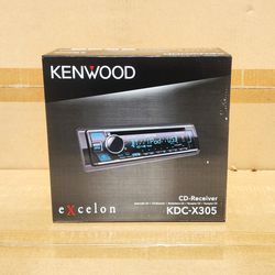 🚨 No Credit Needed 🚨 Kenwood Car Stereo KDC-X305 CD Bluetooth USB Auxiliary Single Din 13-Band EQ 🚨 Payment Options Available 🚨 