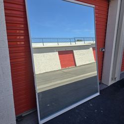 Large White Commercial Mirror