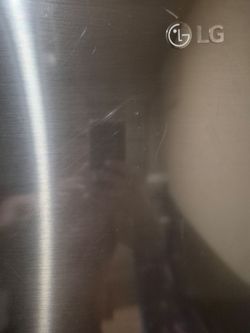 LG stainless steel fridge
