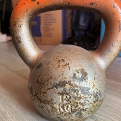 12kg Cast Iron Kettle Bell 