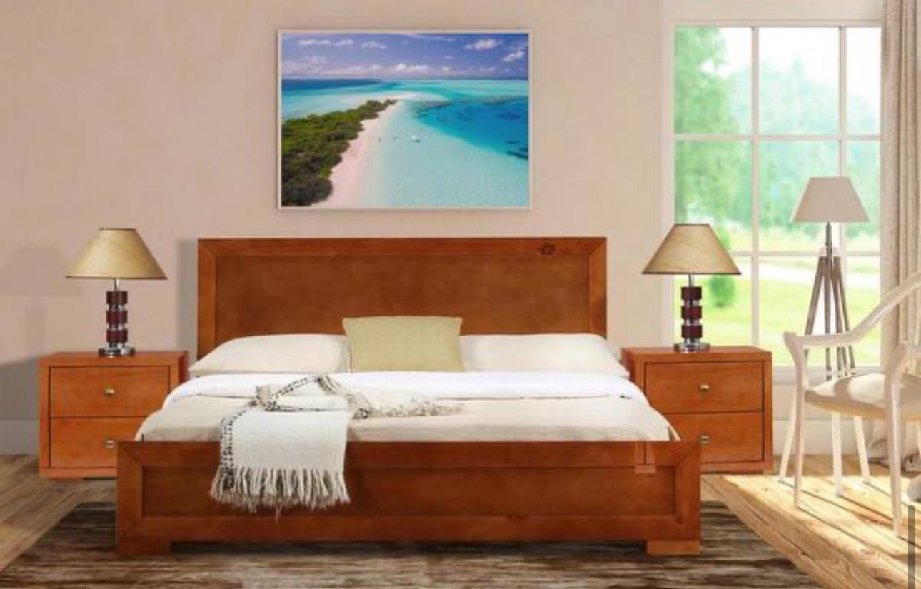Trent 3-Piece Cherry Wood Queen Bedroom Set