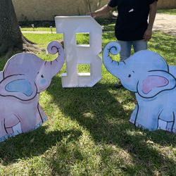 Baby Letters And Elephants