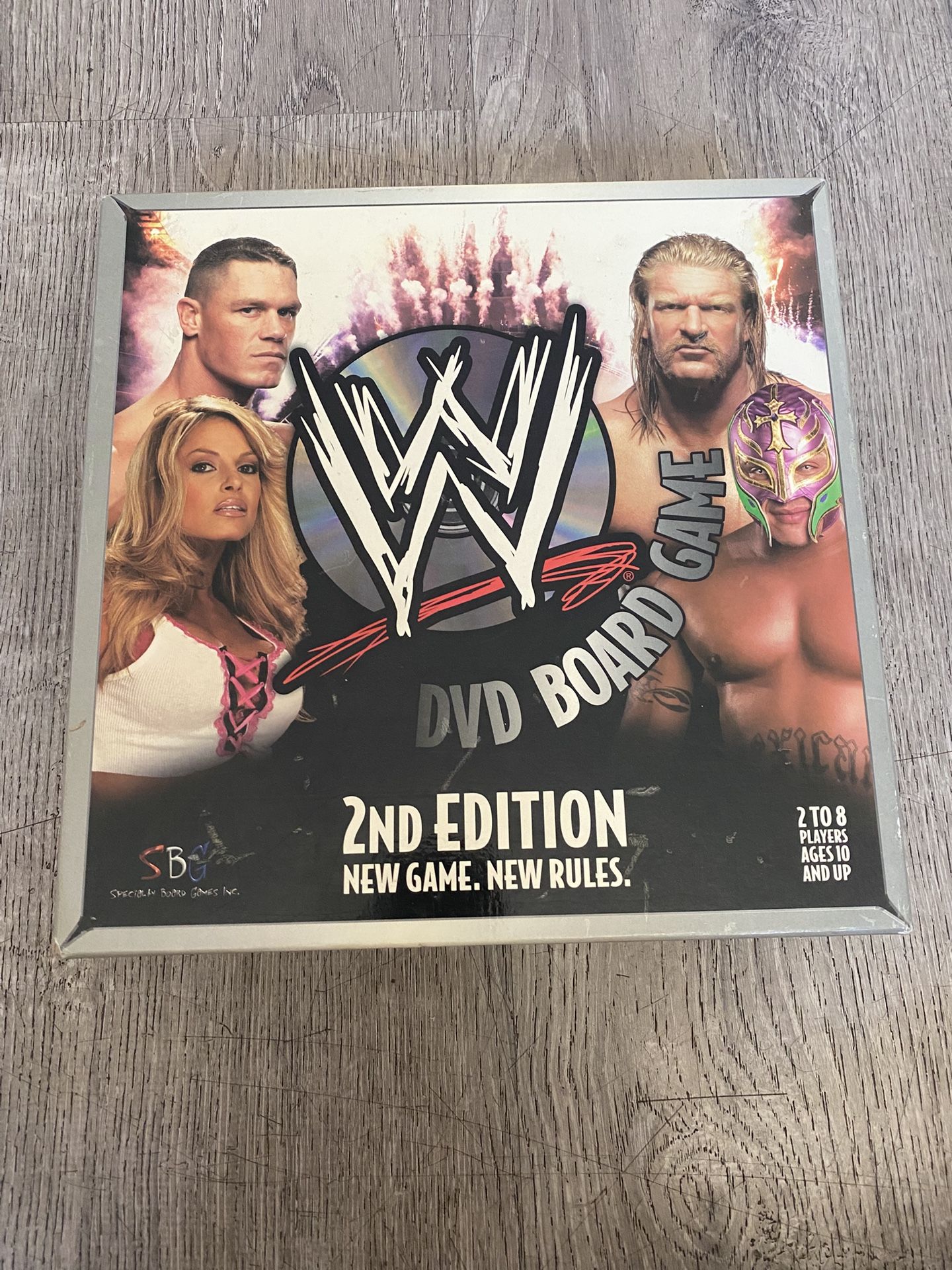 WWE DVD Board Game 2nd Edition 2006 Wresting Smackdown Raw Game
