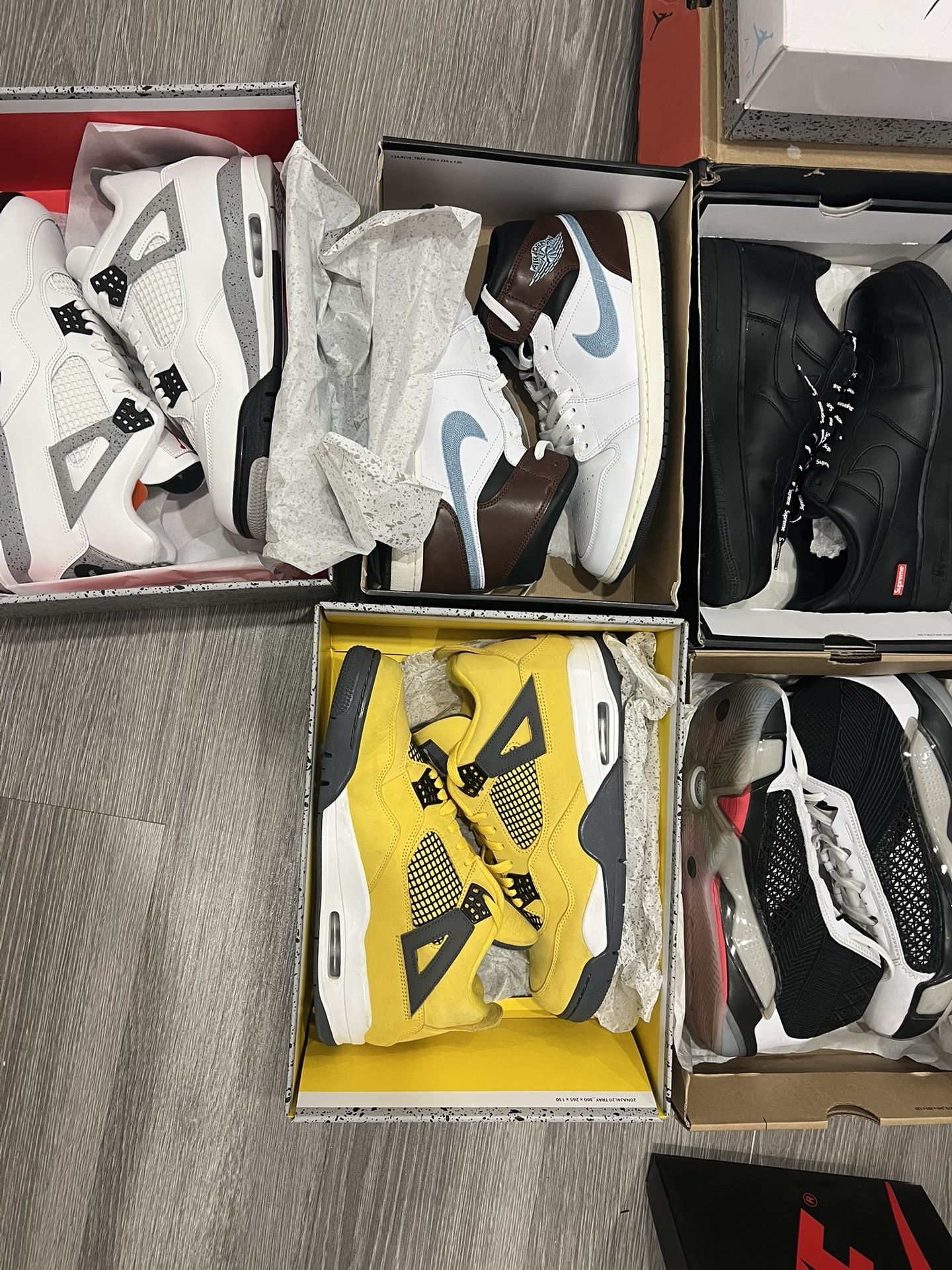Jordan’s & Air Forces ( Supreme)