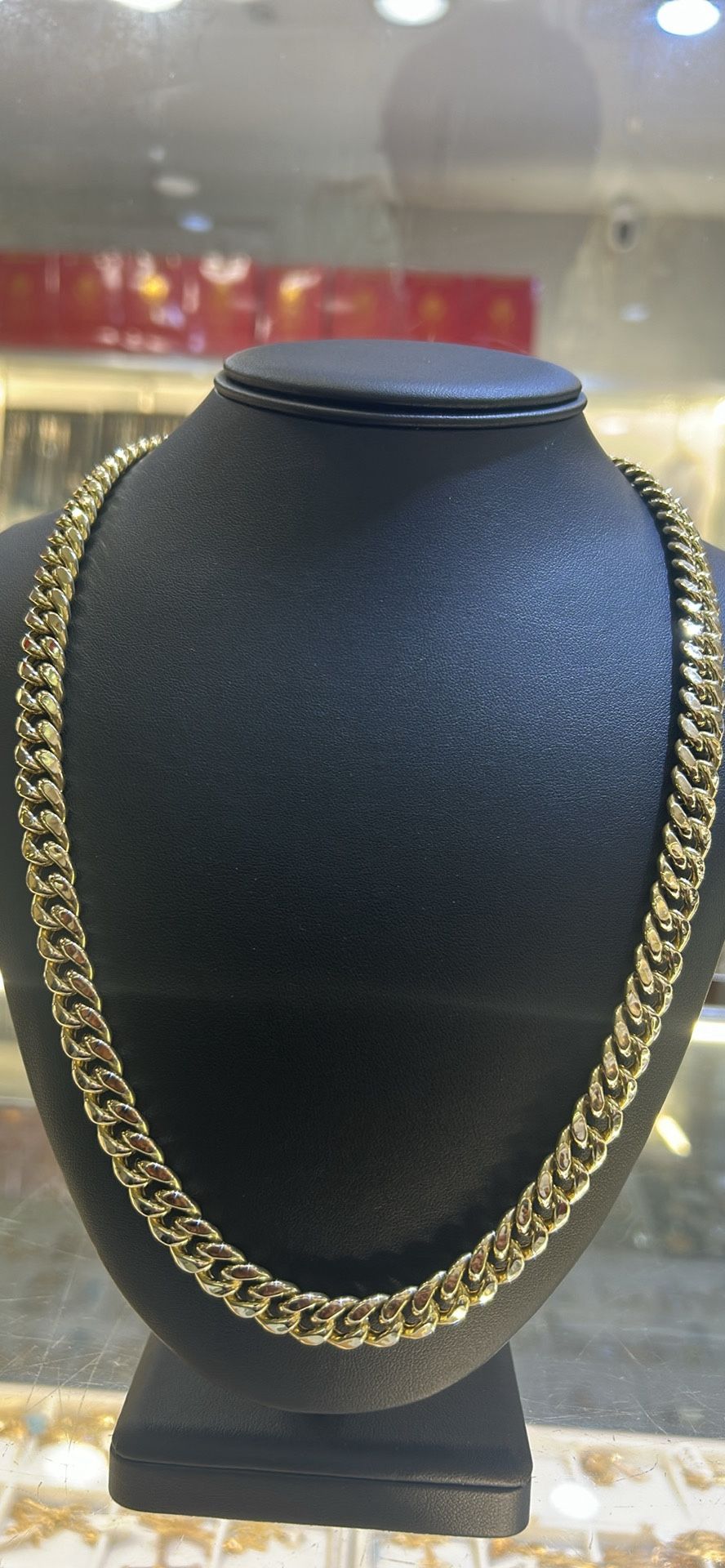 10K GOLD CUBAN LINK CHAIN 9.5mm 