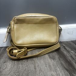 Portland Leather Tan Crossbody Bag