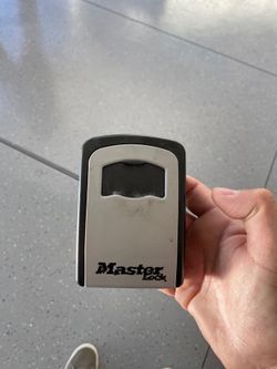Master Lock box
