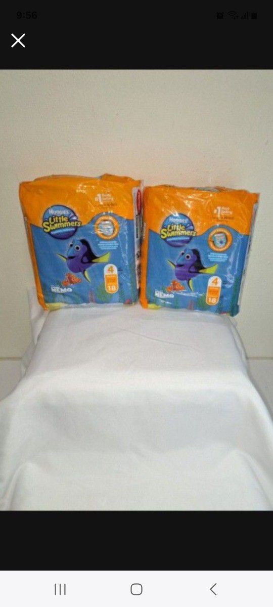 Huggies Little Swimmers Size 4 -36 Swim Diapers