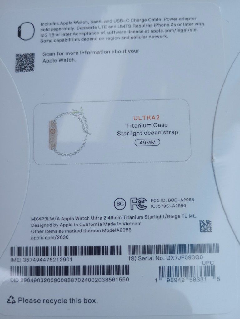Apple Watch Ultra2 Series 10
