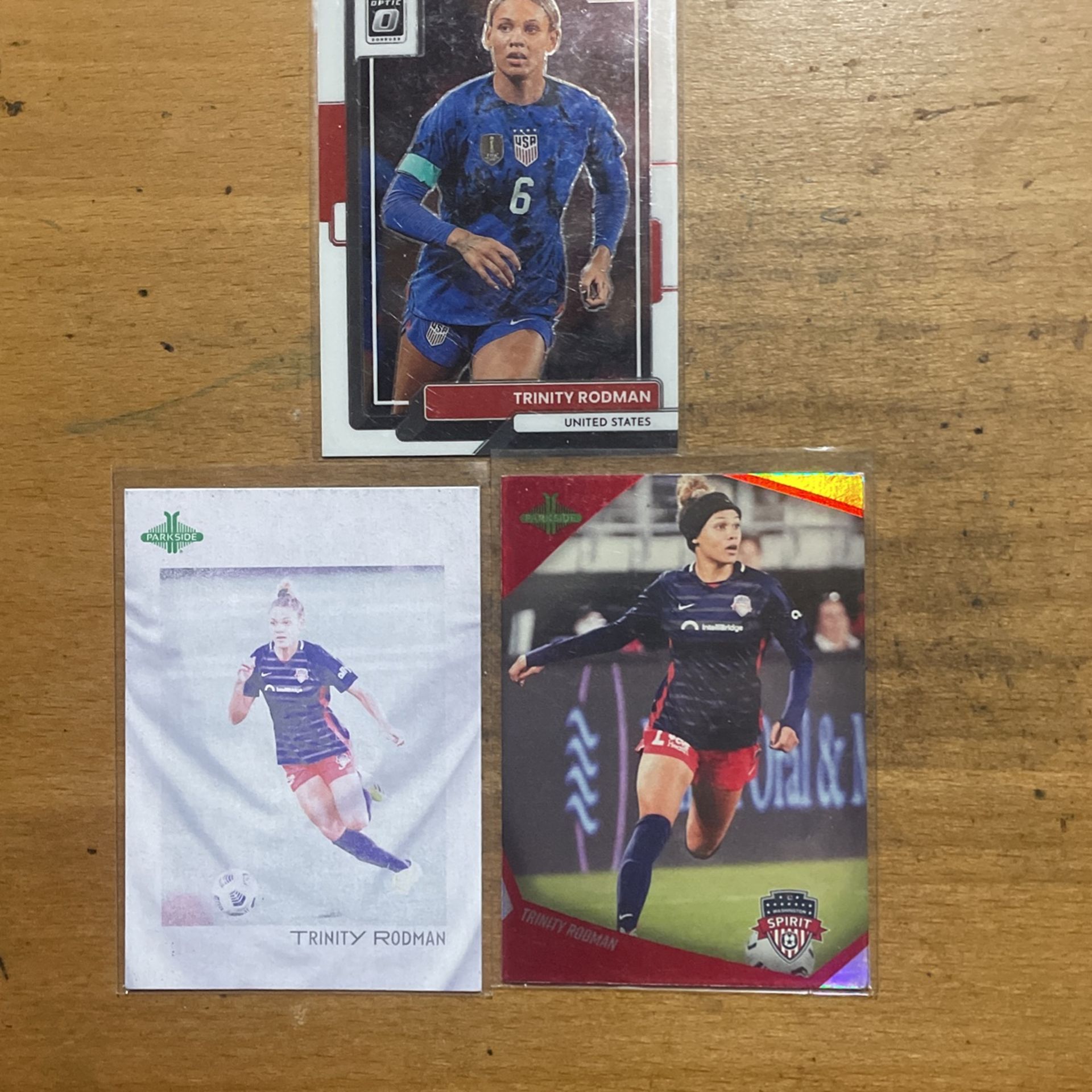 TRINITY RODMAN 3 CARD LOT 