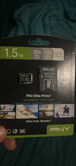 PNY microSDXC flash card 1.5tb