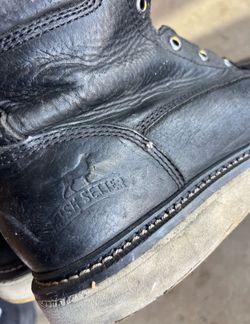 red wings steel toe boots size 9