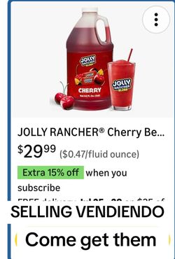 Jolly rancher, juice flavor