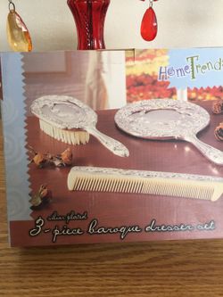 Mirror brush comb set