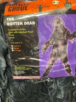 Kids Sz Medium The Rotten Dead costume NEW