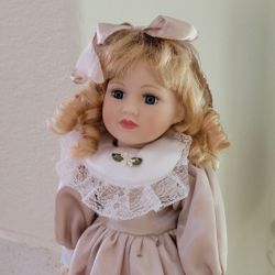 Authentic Limited Edition Victorian Porcelain Doll