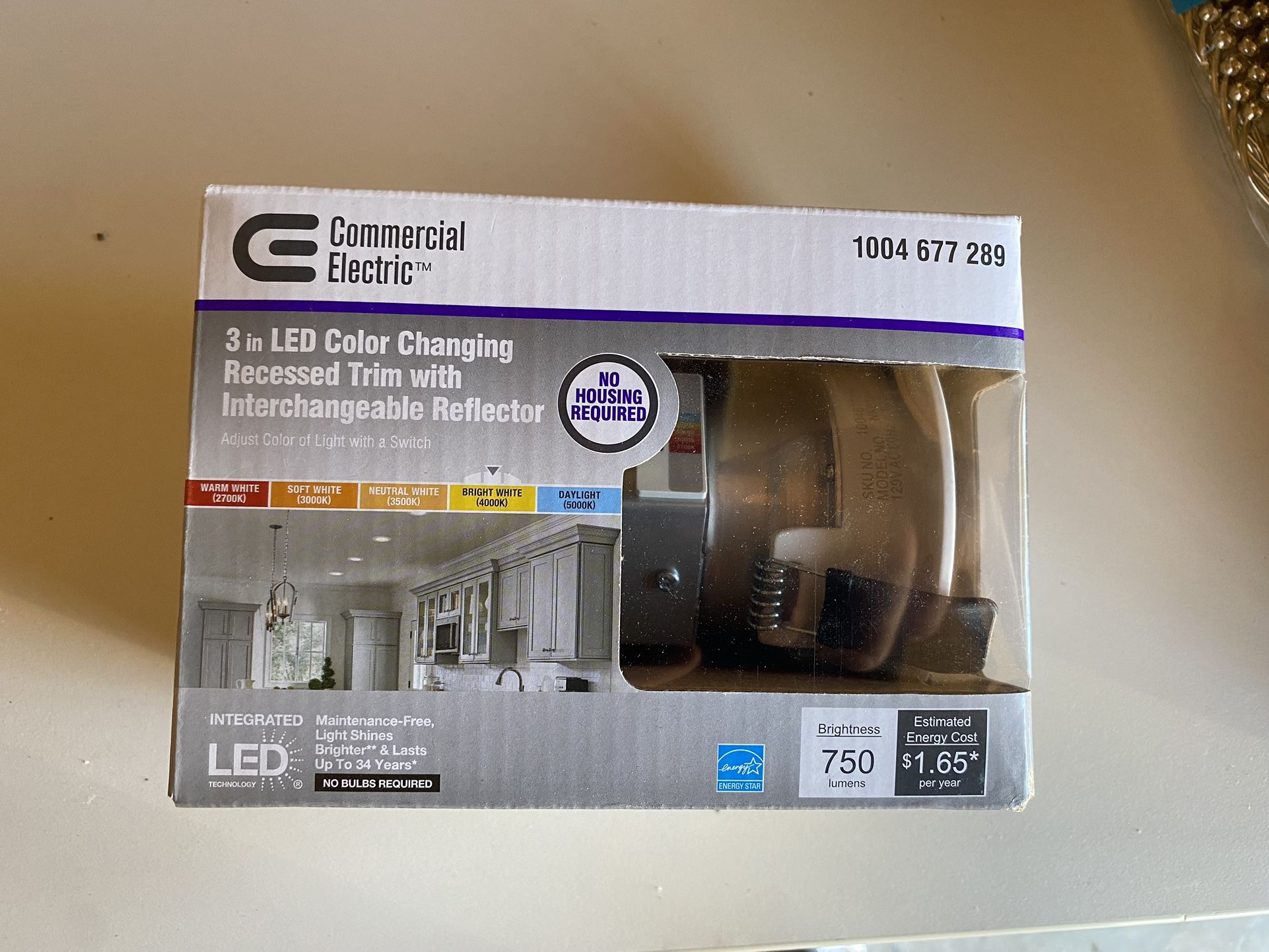 3 In LED COLOR changing Light