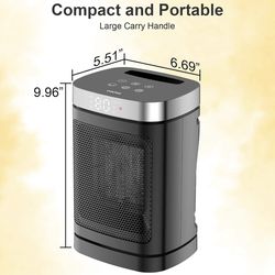 Ceramic space heater
