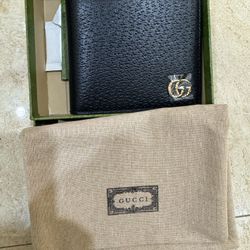 Authentic Gucci Gold Brass Wallet