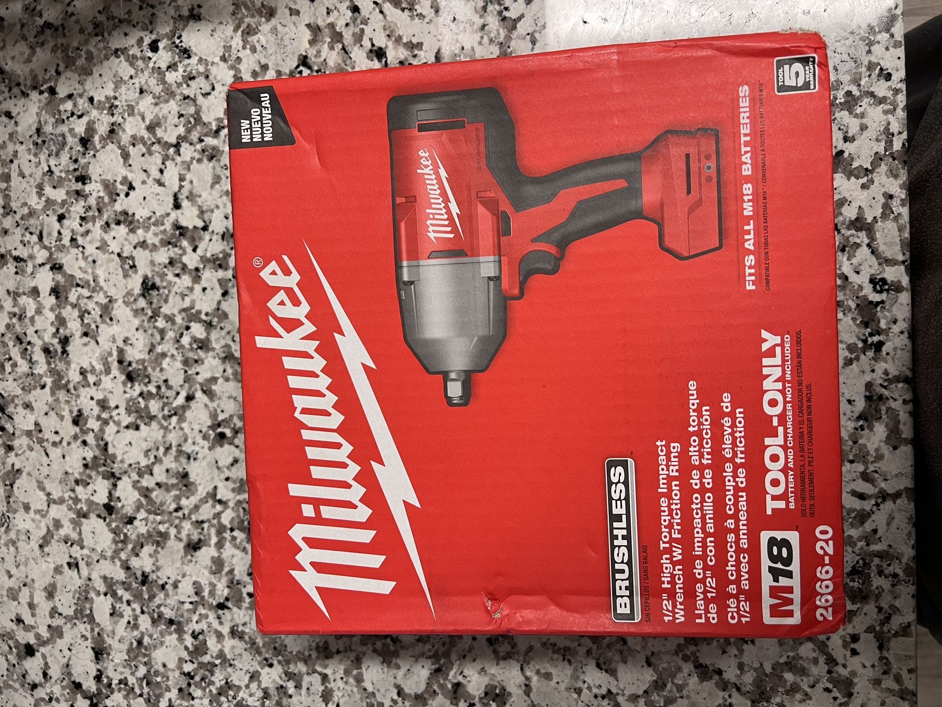 M18 Milwaukee 1/2” High Torque Impact