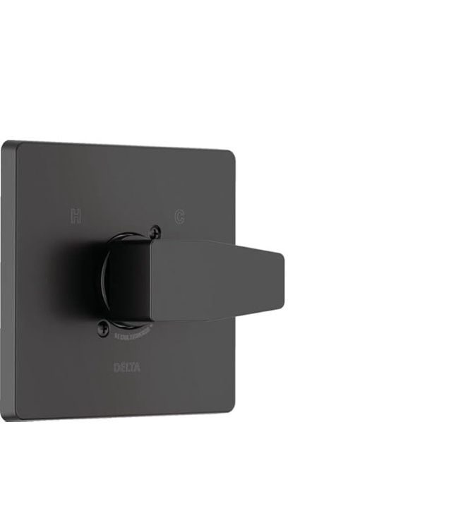 Delta Matte Black Shower Wall Trim 