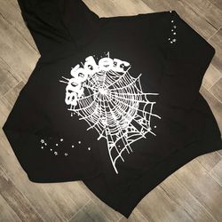 SPIDER HOODIE OG WEB BLACK SIZE MEDIUM