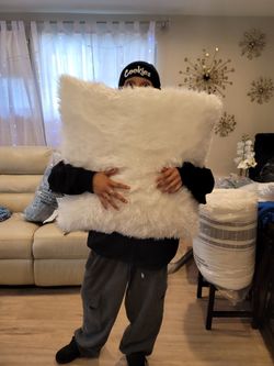 Big Faux Fur Pillow