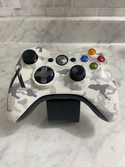 OEM Xbox 360 Wireless Controller Halo 4 Arctic Camo /w Hall Effect Joysticks