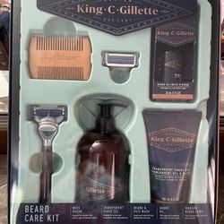King C Gillette Beard Care Kit (new)
