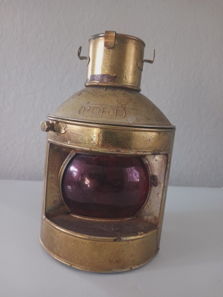 Antique Kerosene Railroad Lantern