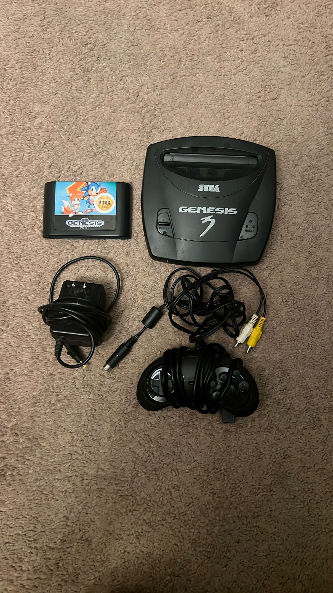 Working SEGA Genesis Model 3 with Sonic 2