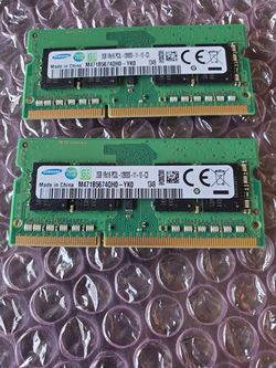 Samsung 2GB DDR3 (2×2GB = 4 GB total) SDRAM 133 MHz Laptop Memory used