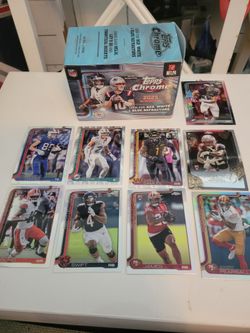 2025 topps chrome Football lot