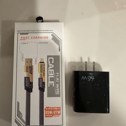 Charging cable With charging block 5 Slot