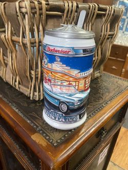 Budweiser car mug stein 3 D