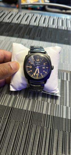 Invicta Black Watch with Gold Dial